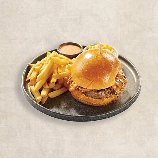 Swiss Cheese Burger