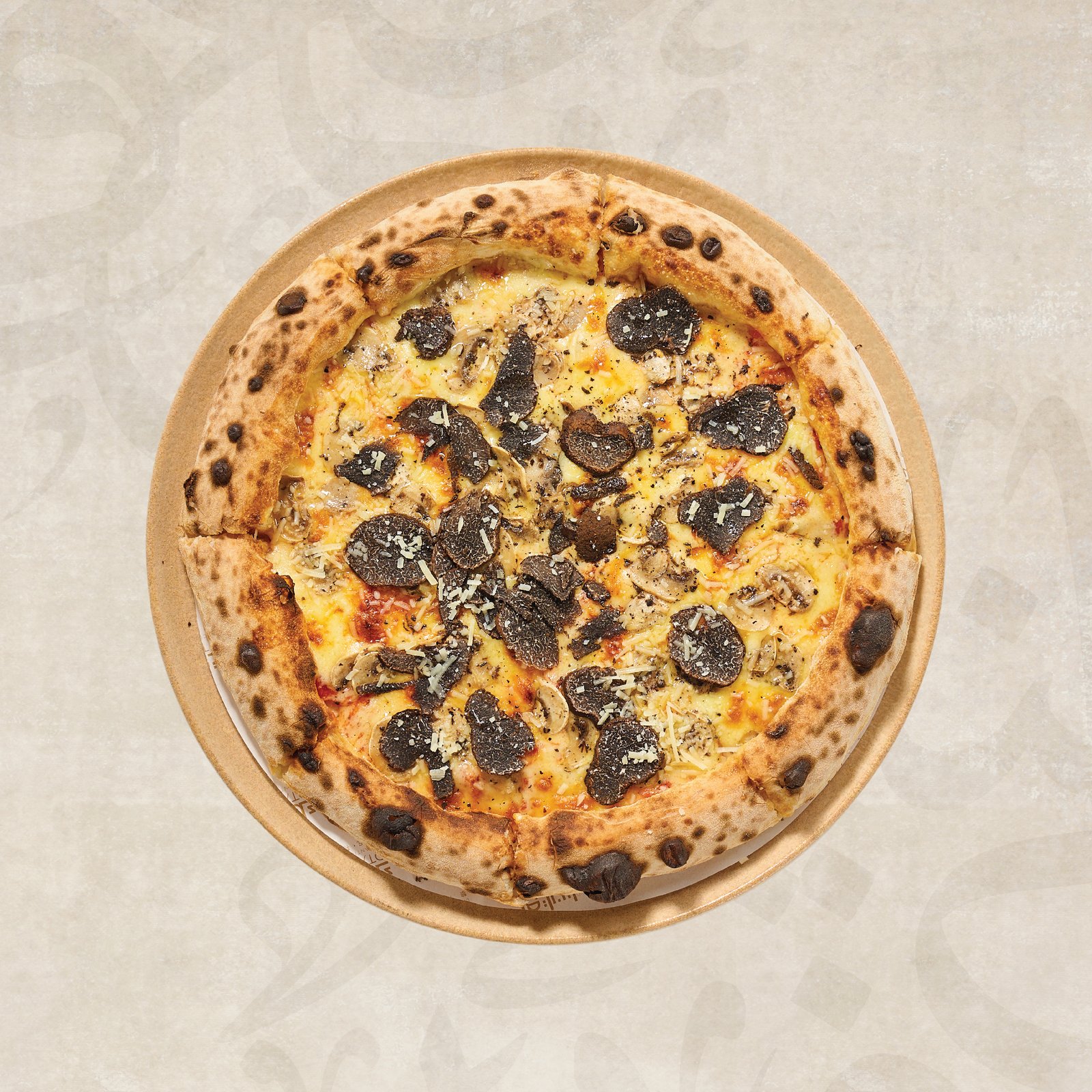 Truffle mushroom pizza